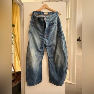 We The Free barrel/horseshoe Blue Denim Jeans